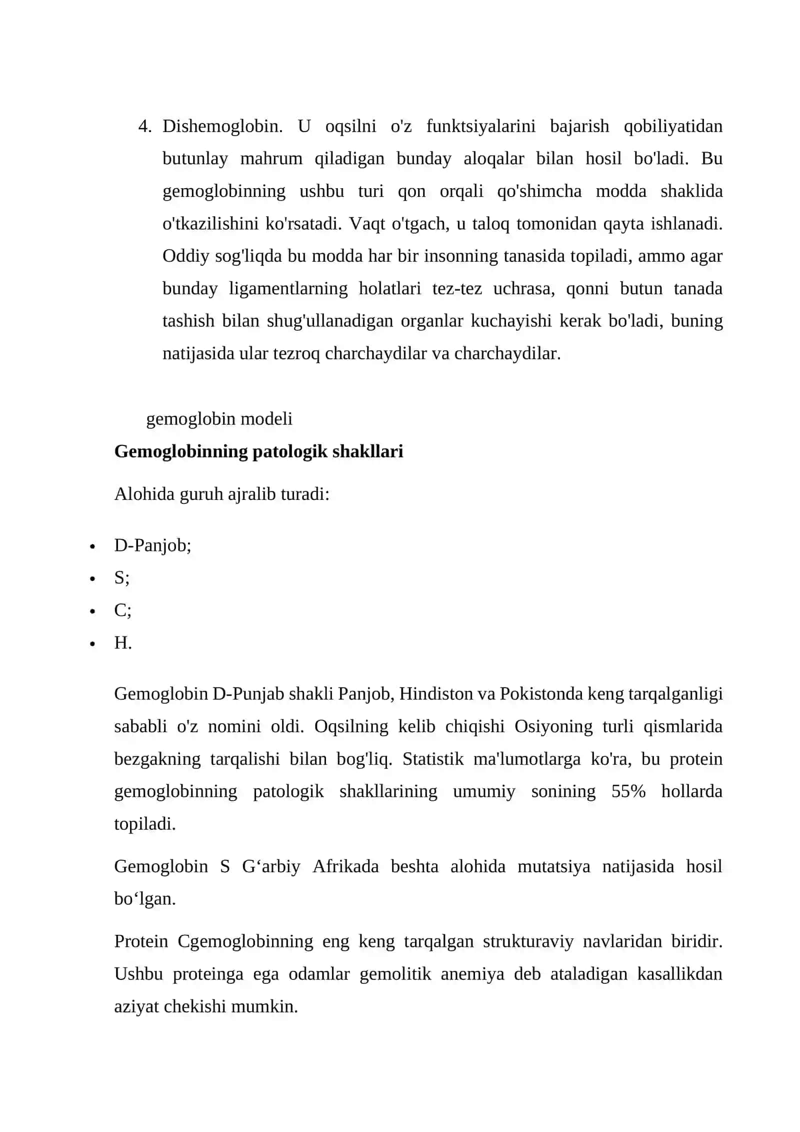 GEMOGLABIN HAQIDA MA’LUMOT 3