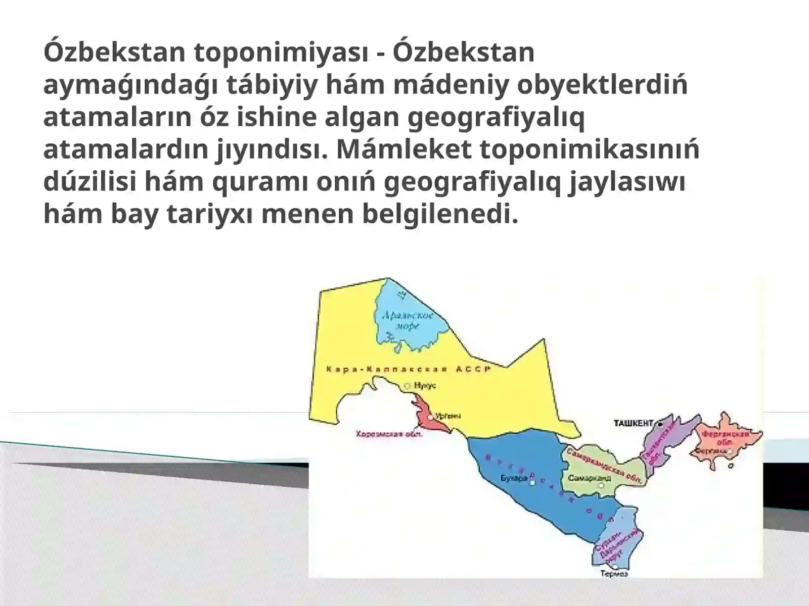 O'zbekistan topónimiyası 3