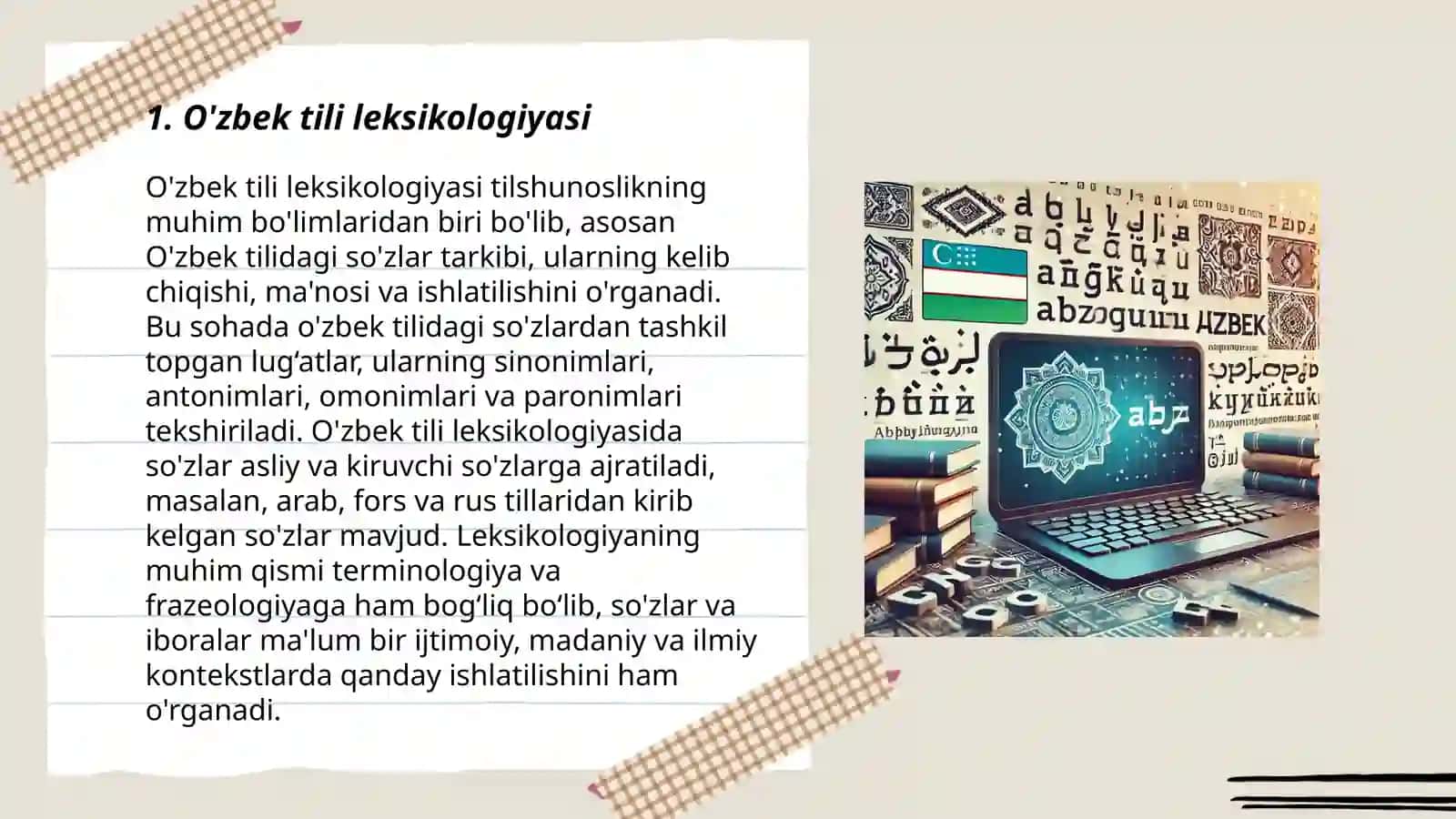 O'zbek tili leksikologiyasi 3