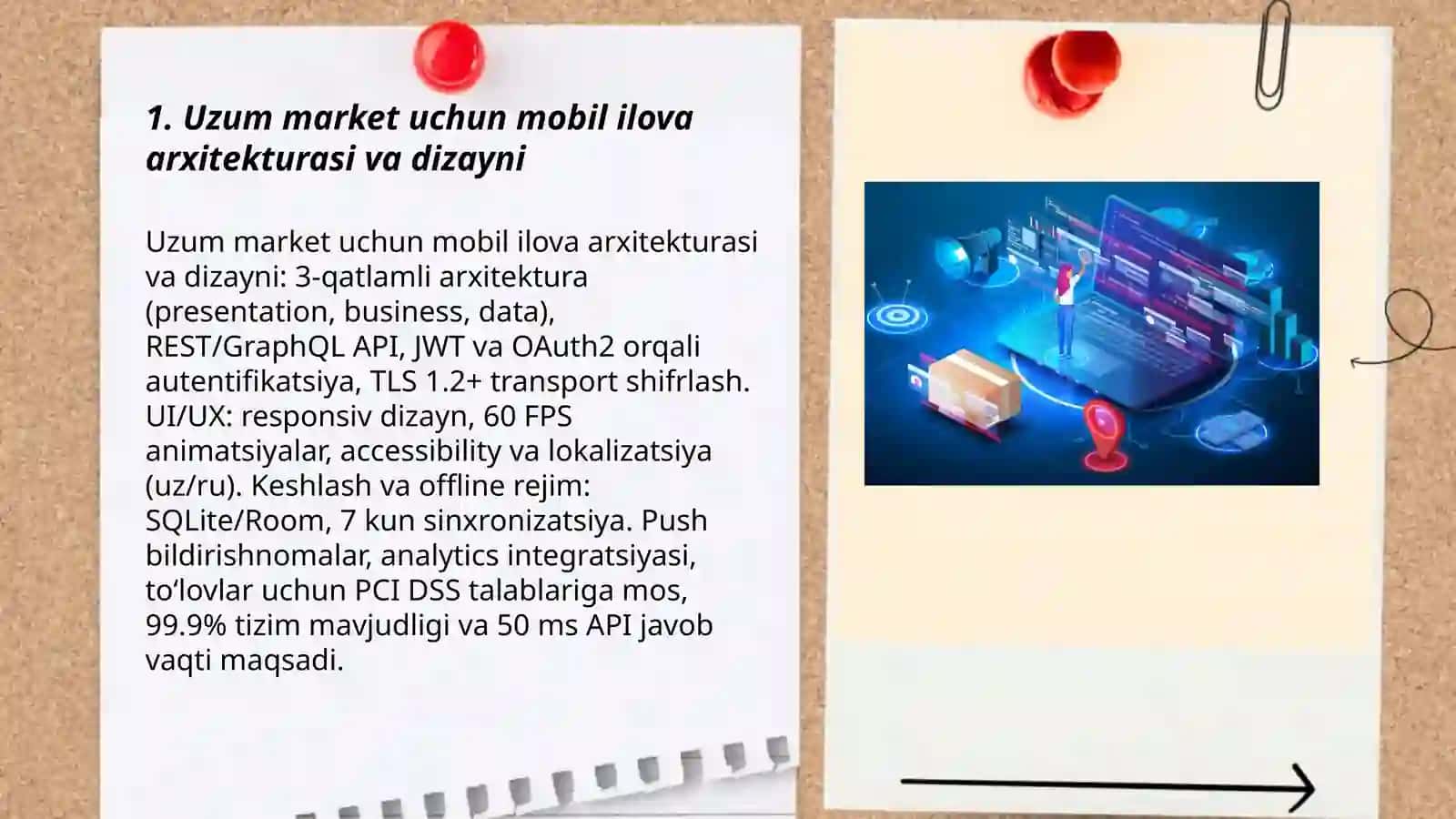Uzum market tizimini raqamli texnologiyalari 3