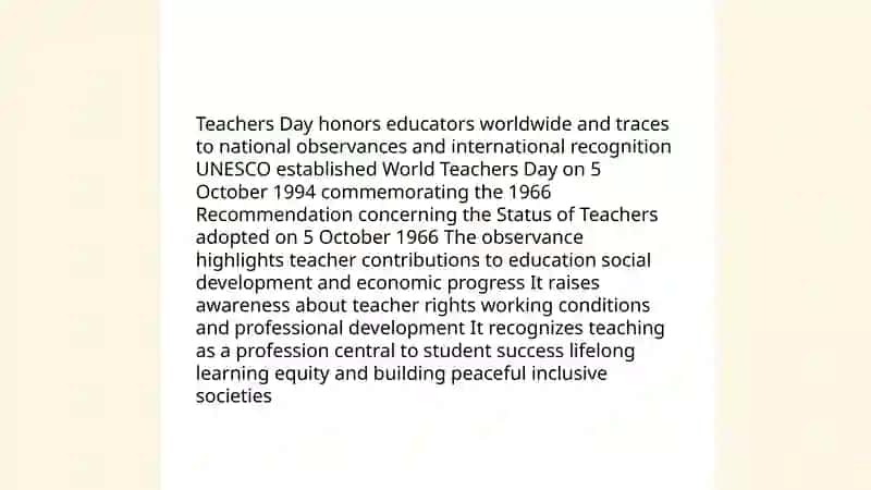 Teachers Day- Honoring Educators Word! 3