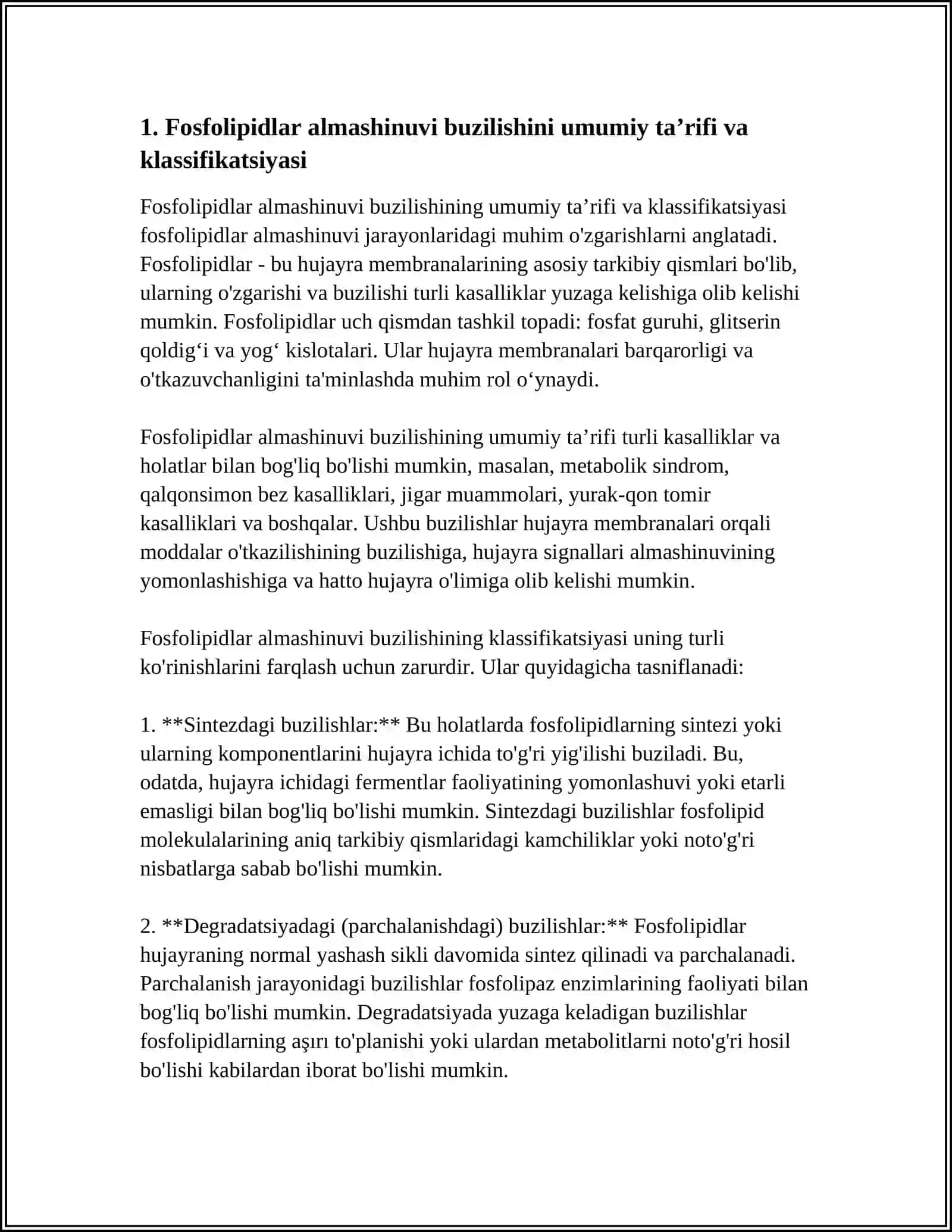 FOSFOLIPIDLAR ALMASHUNUVI BUZILISHI 3