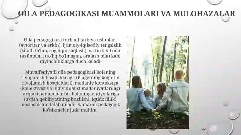 Oila pedagogikasi 3