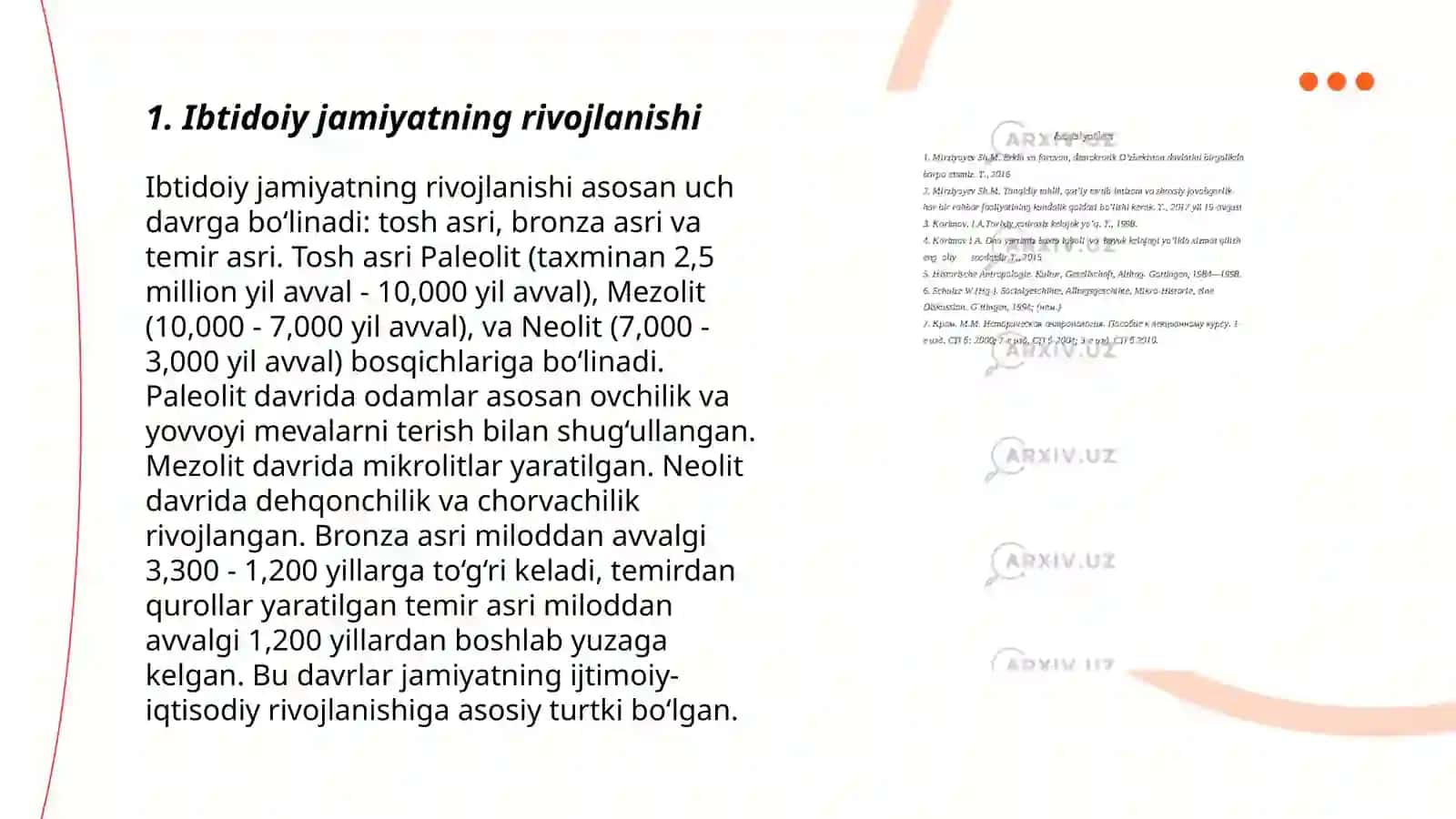 Ibtidoiy madaniyat 3