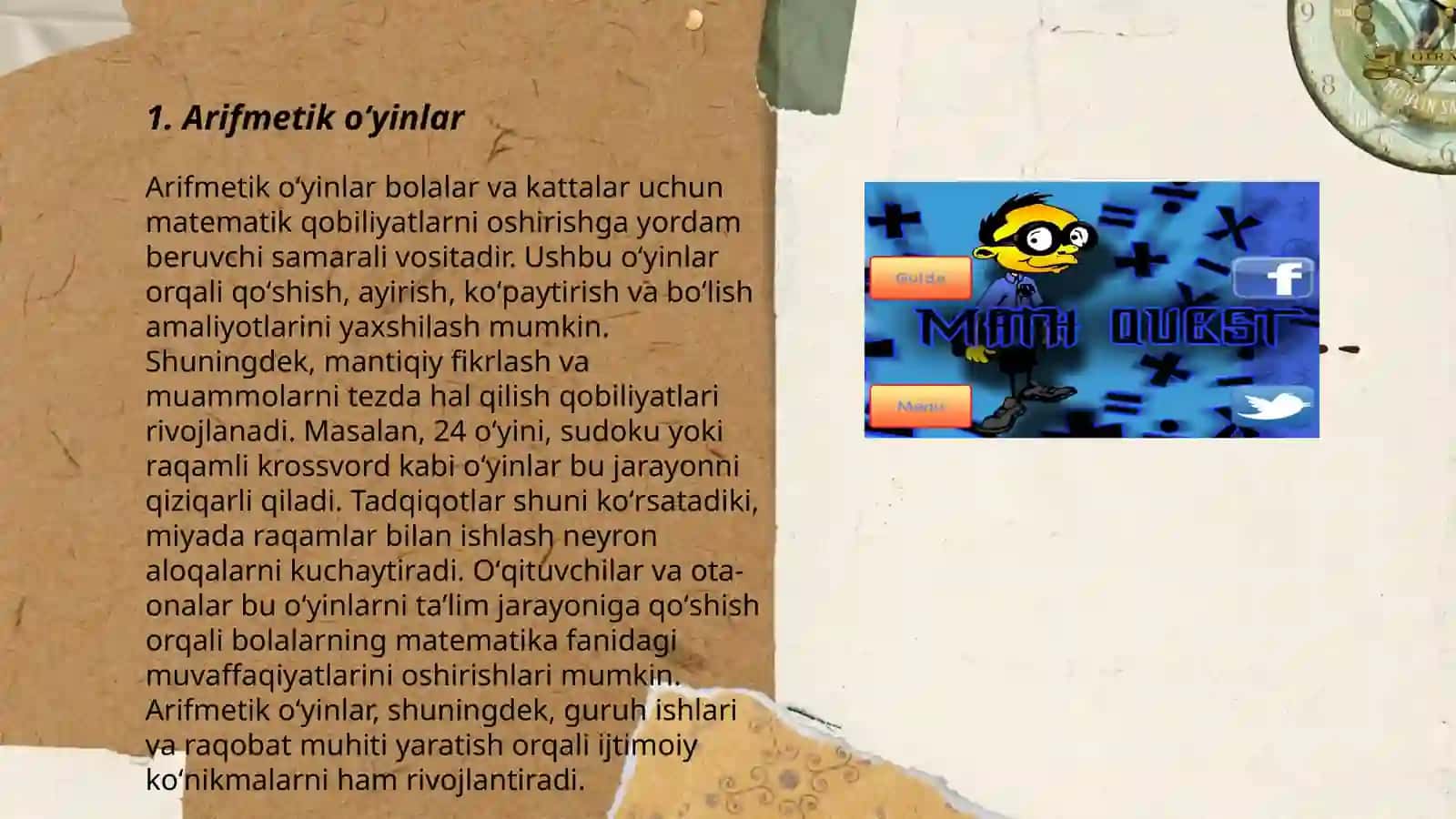 Matematik oʻyinlar 3