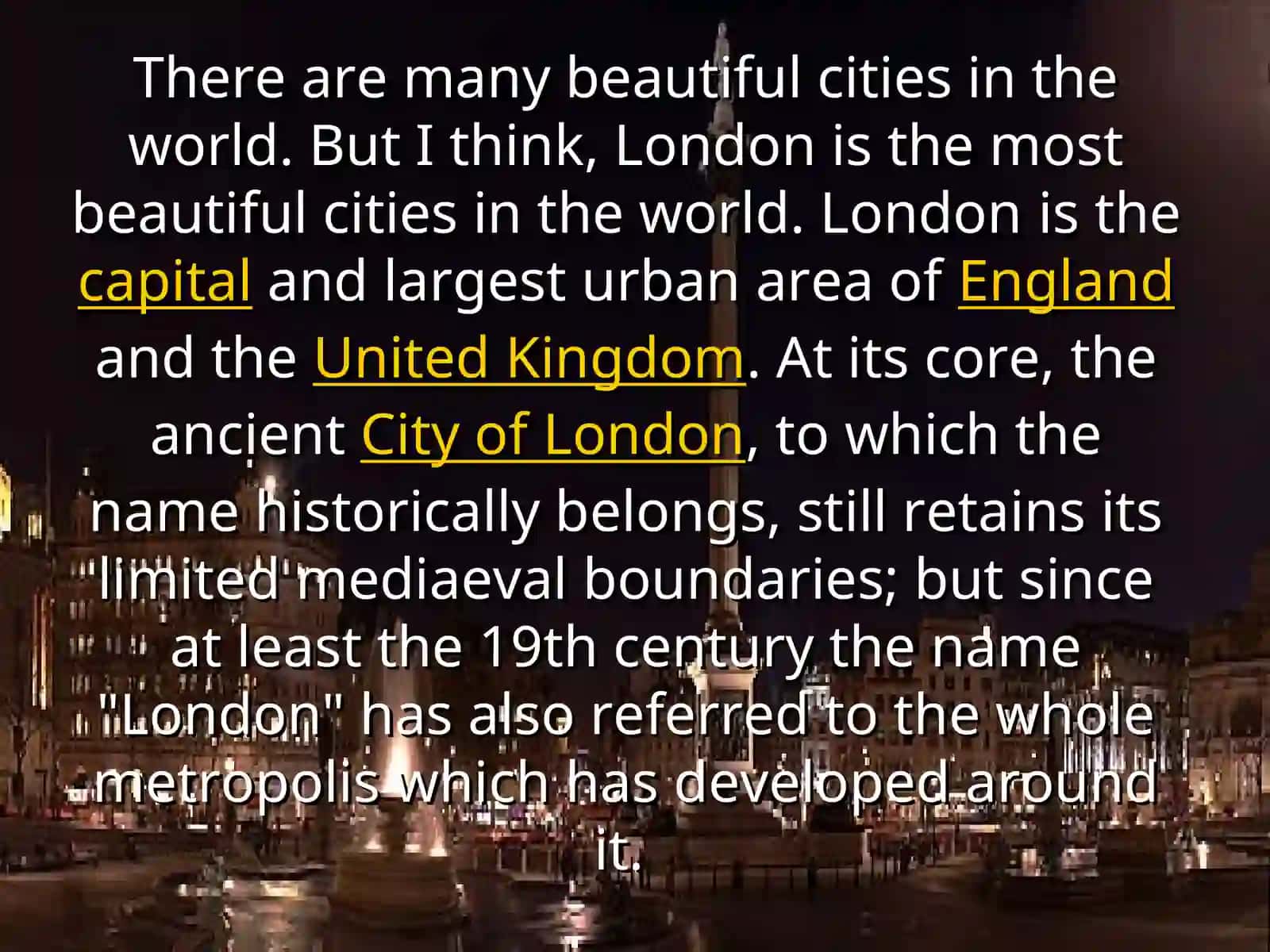 FAVOURITE PLACES OF LONDON 3