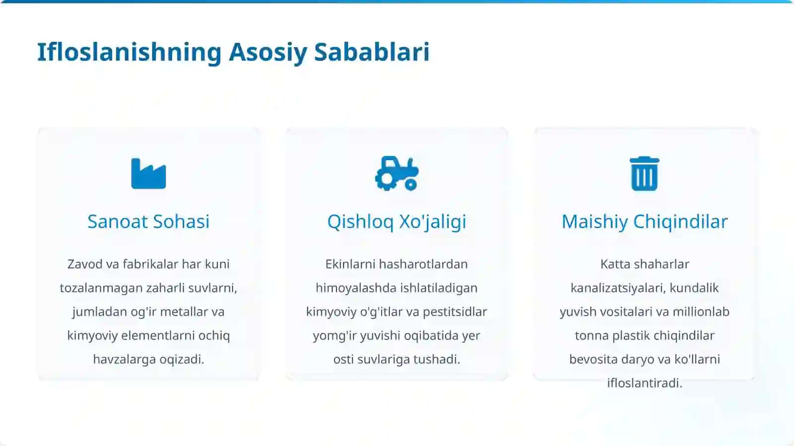 Suv Ifloslanishi va Uni Oldini Olish 3