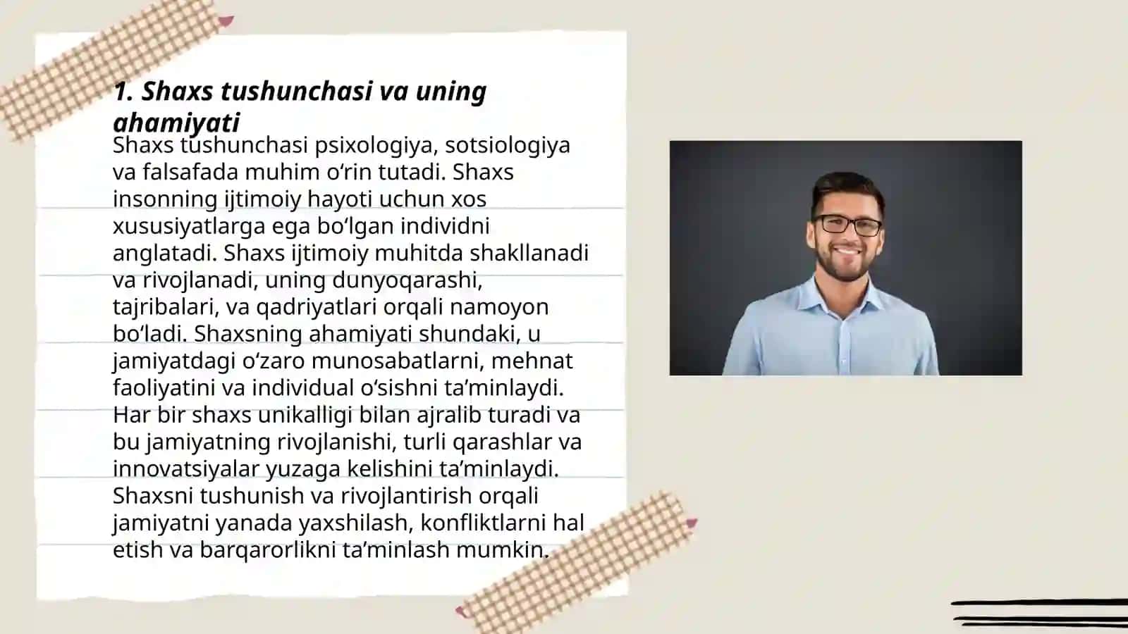 Shaxs haqida umumiy tushuncha 3