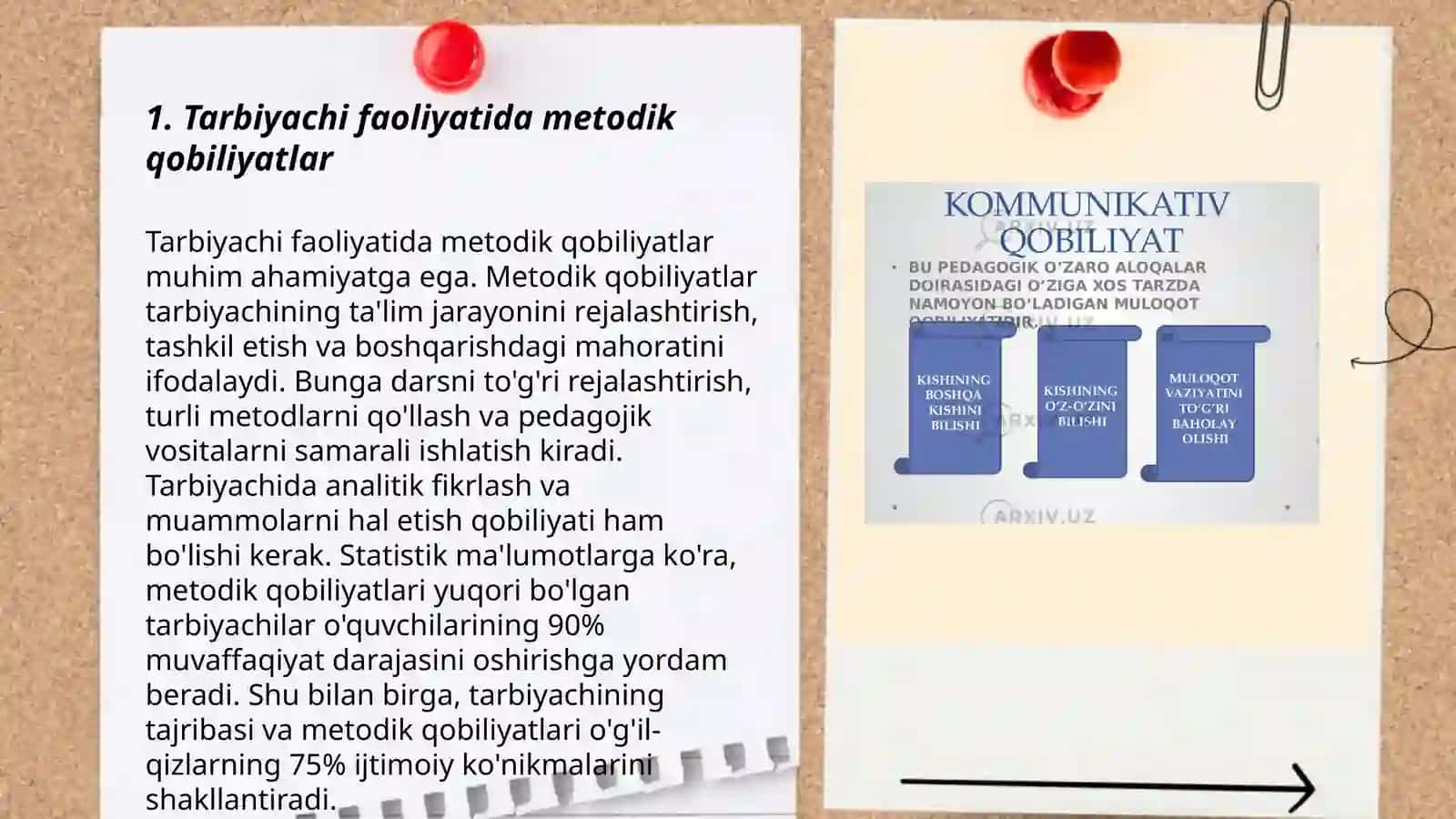 Tarbiyachi faoliyatida pedagogik qobiliyat õrni 3