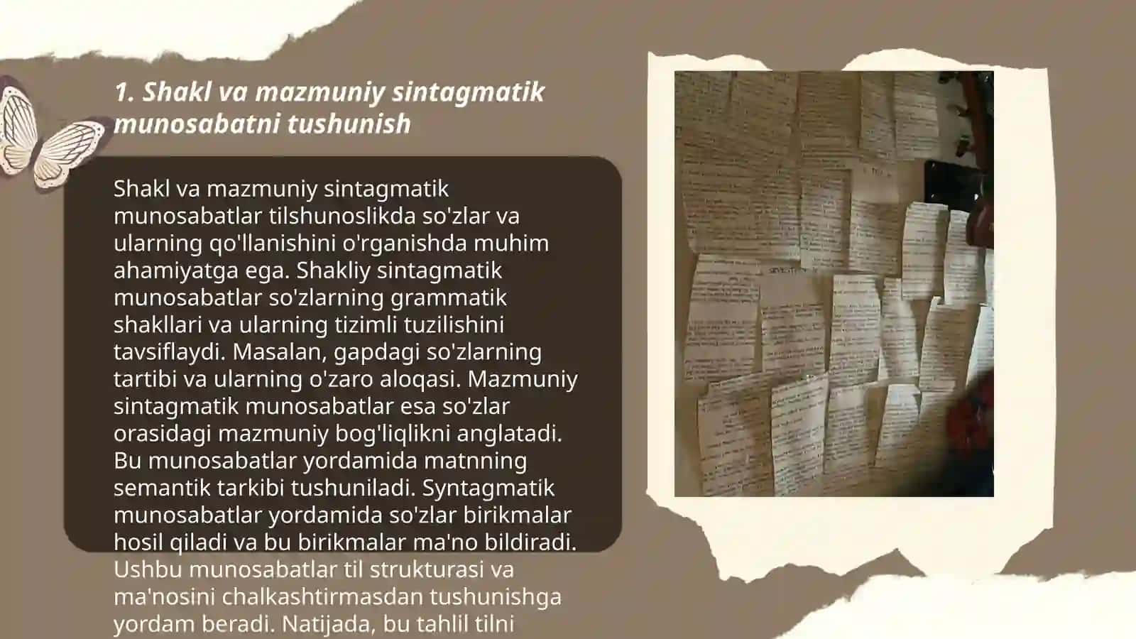 Shakl va mazmuniy sintagmatik munosabat 3