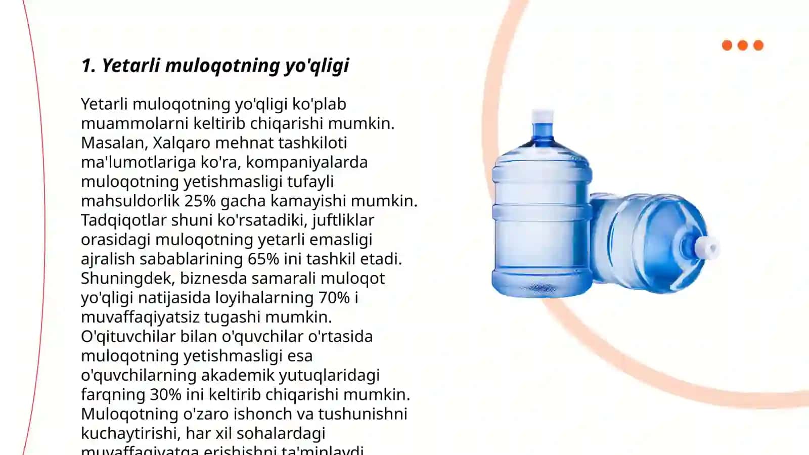 Yetarli muloqotning yo'qligi 3