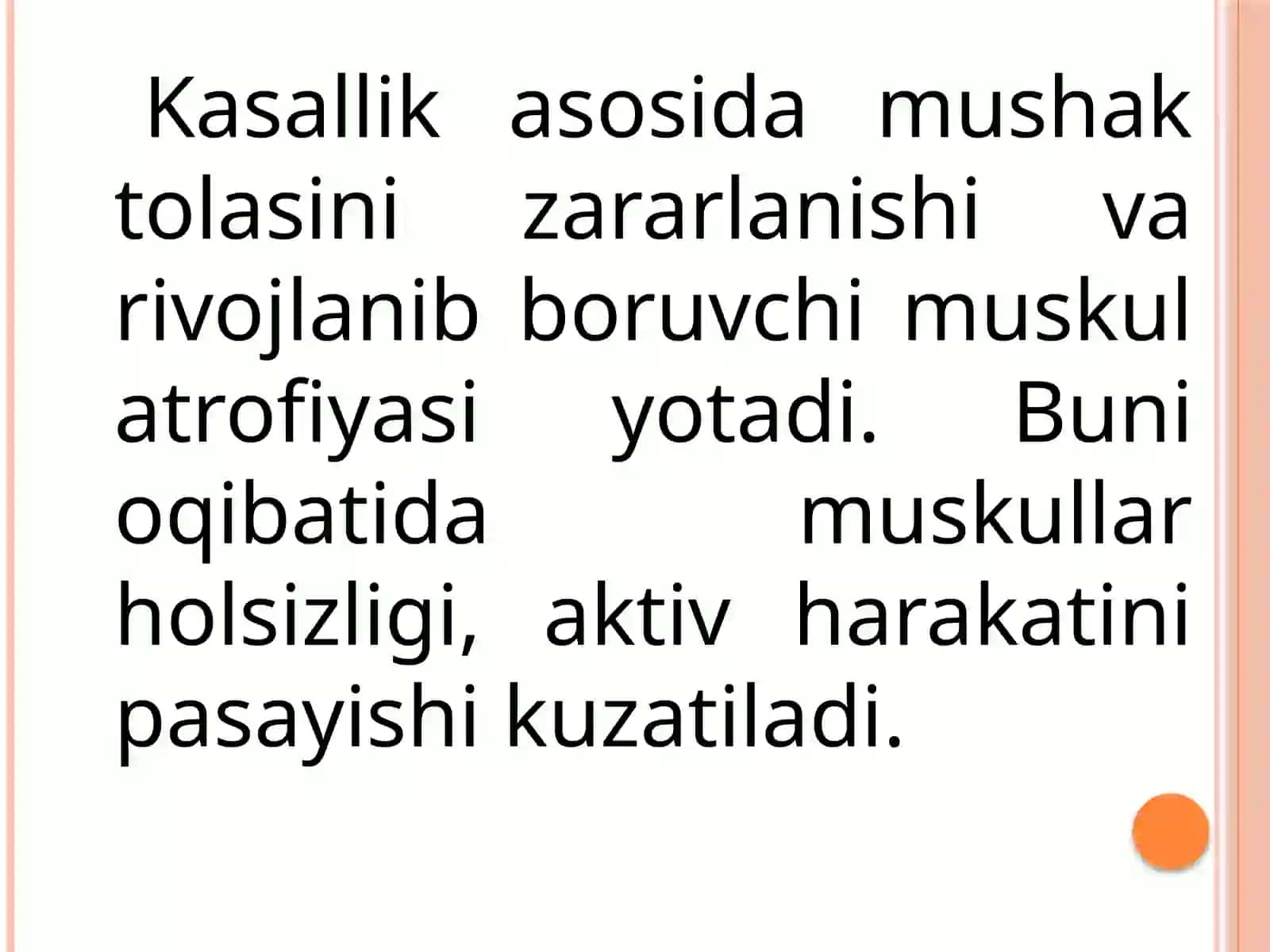 Miopatiyalar.Mushaklar denervatsiyasi 3