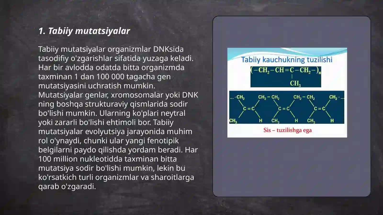 Tabiiy va sun‘iy mutatsiyalar 3