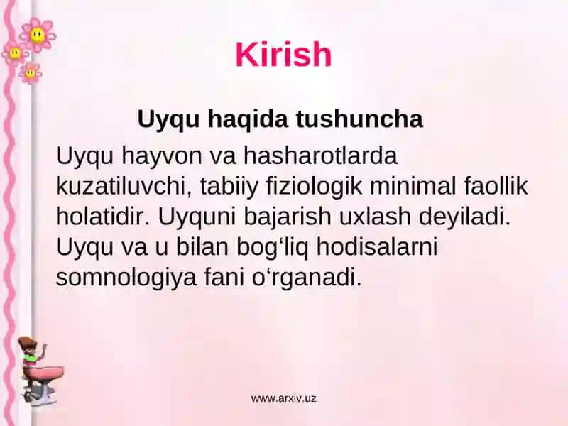 Uyqu gigiyenasi 3