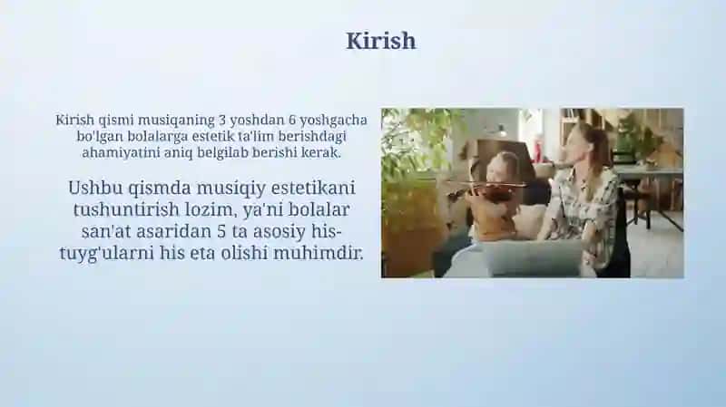 Musiqa va estetika 3