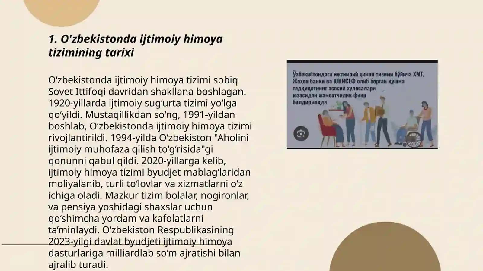 O'zbekistonda ijtimoiy himoya tizimining tarixi 3