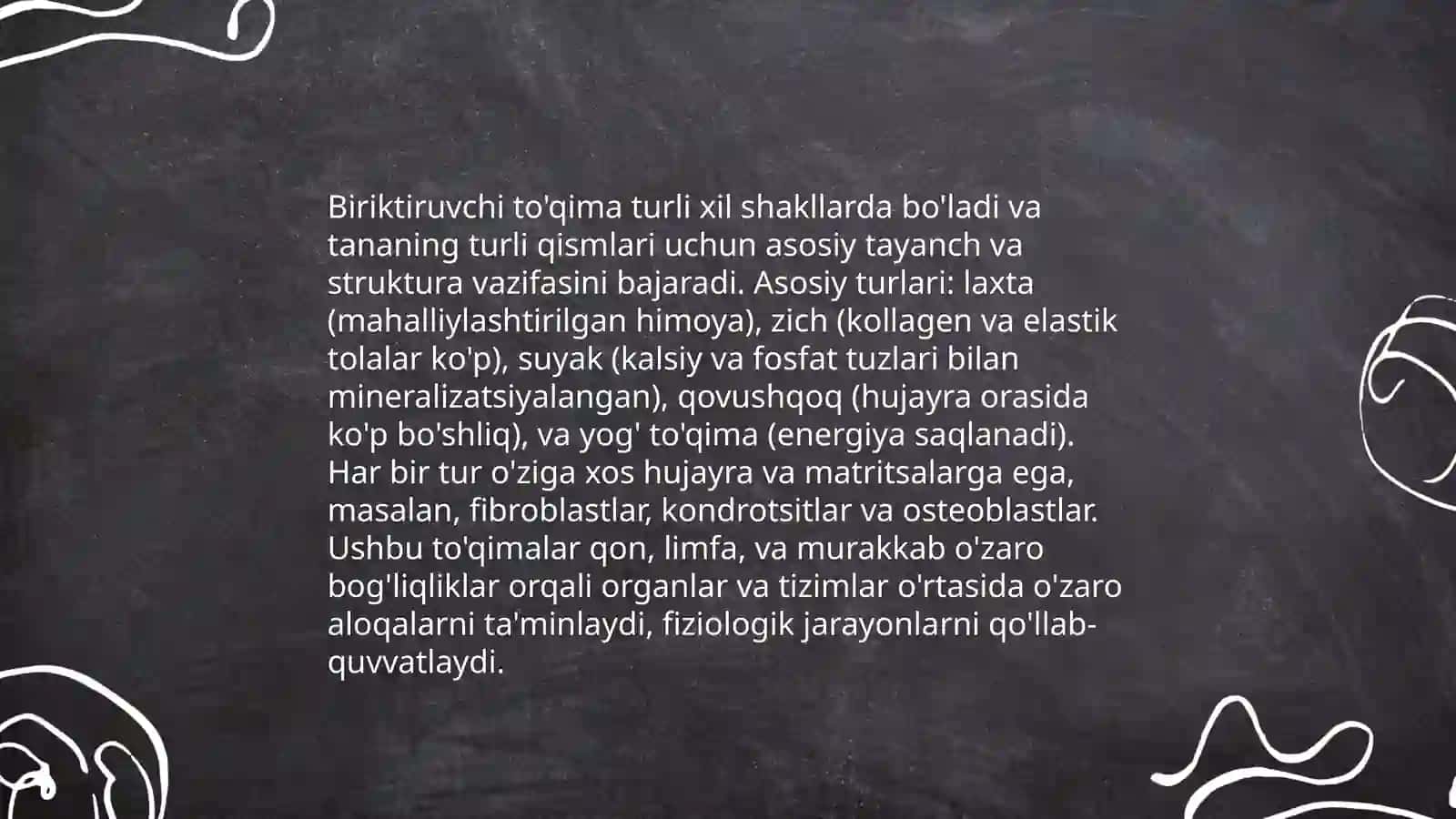 Turli hil biriktiruvchi tõqimalar 3