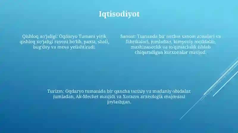 Oqdaryo Tumani 3