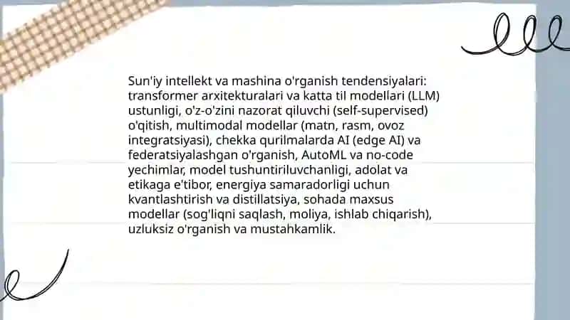 Texnologik tendensiyalar 3