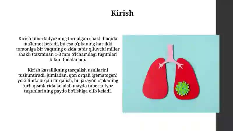 O‘pkaning tarqoq tuberkulyozi 3