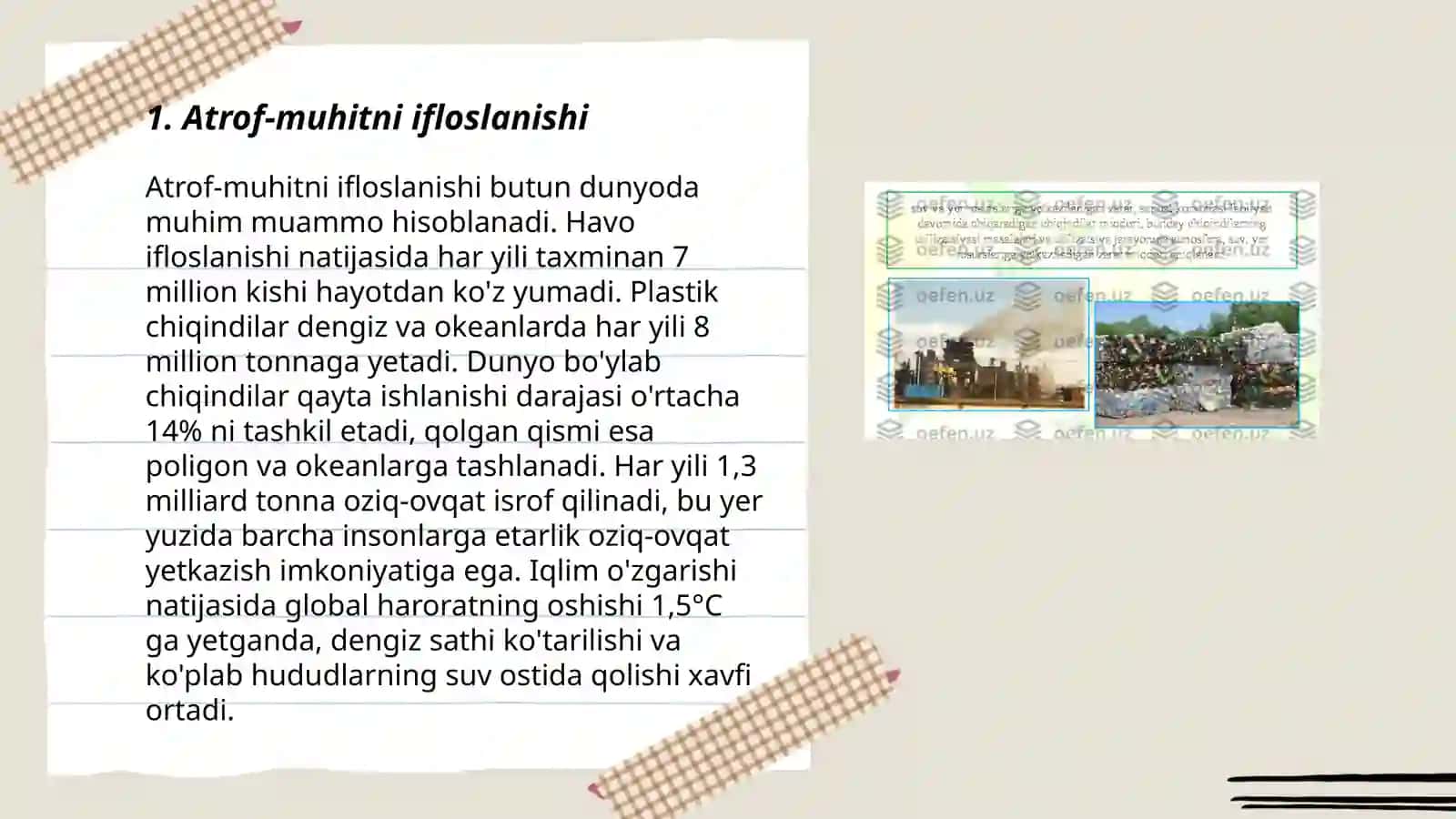 Ekologik muammolar 3