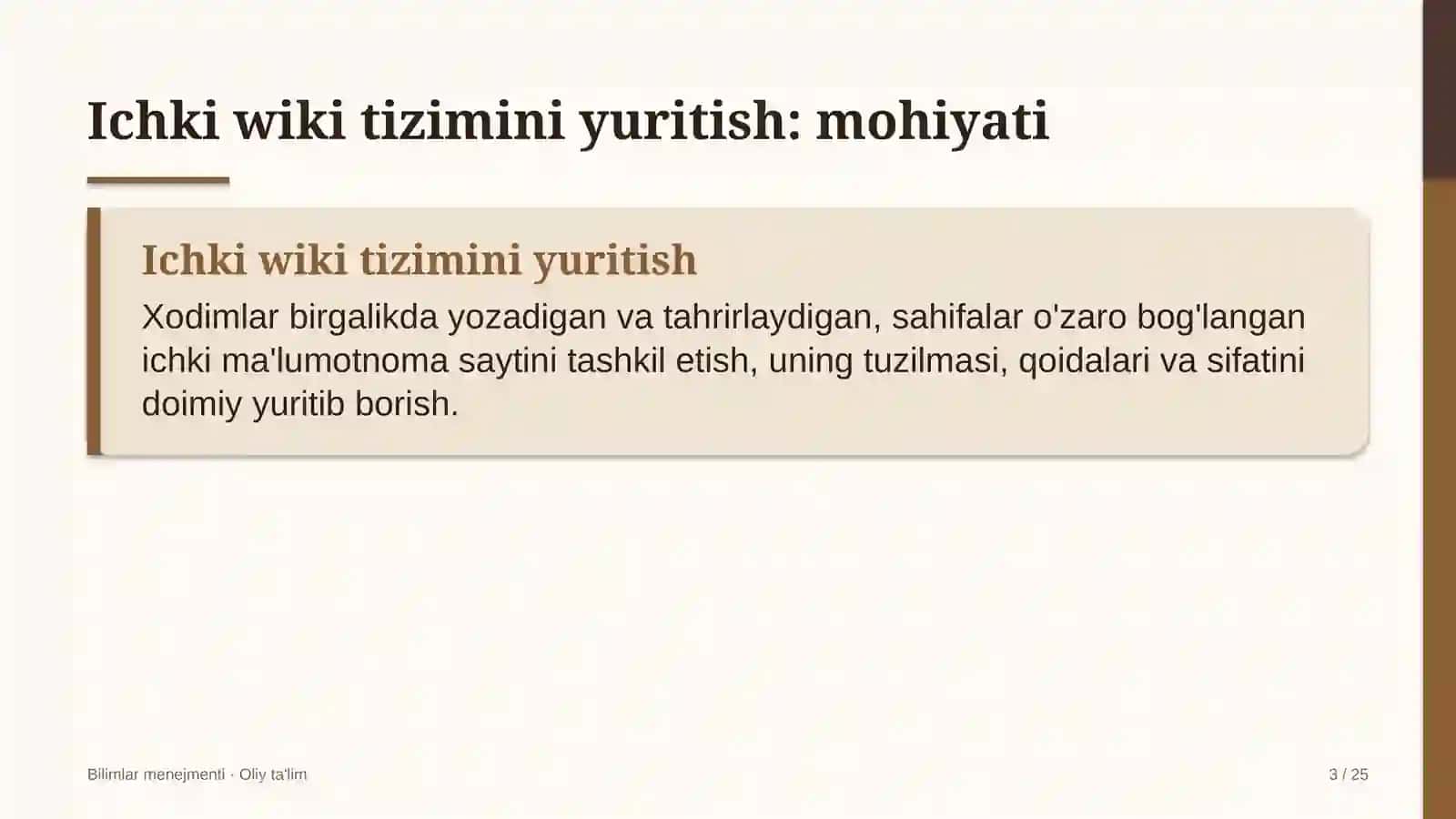 repetitorlik faoliyatida ichki wiki tizimini yuritish 1825 3