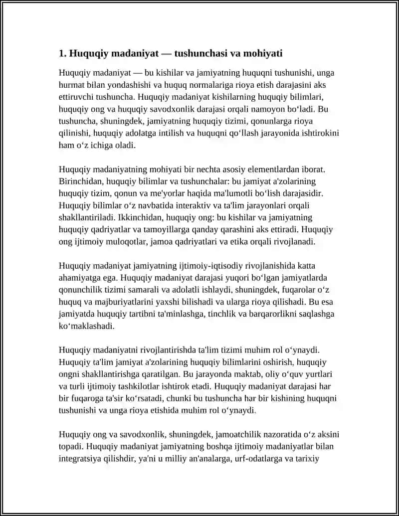 Huquqiy madaniyat 3