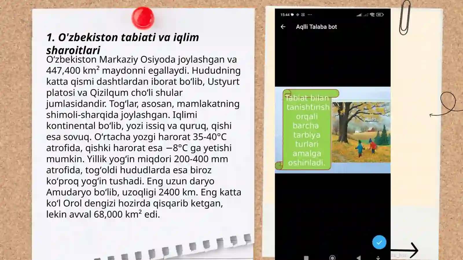 O'zbekiston tabiati va iqlim sharoitlari 3