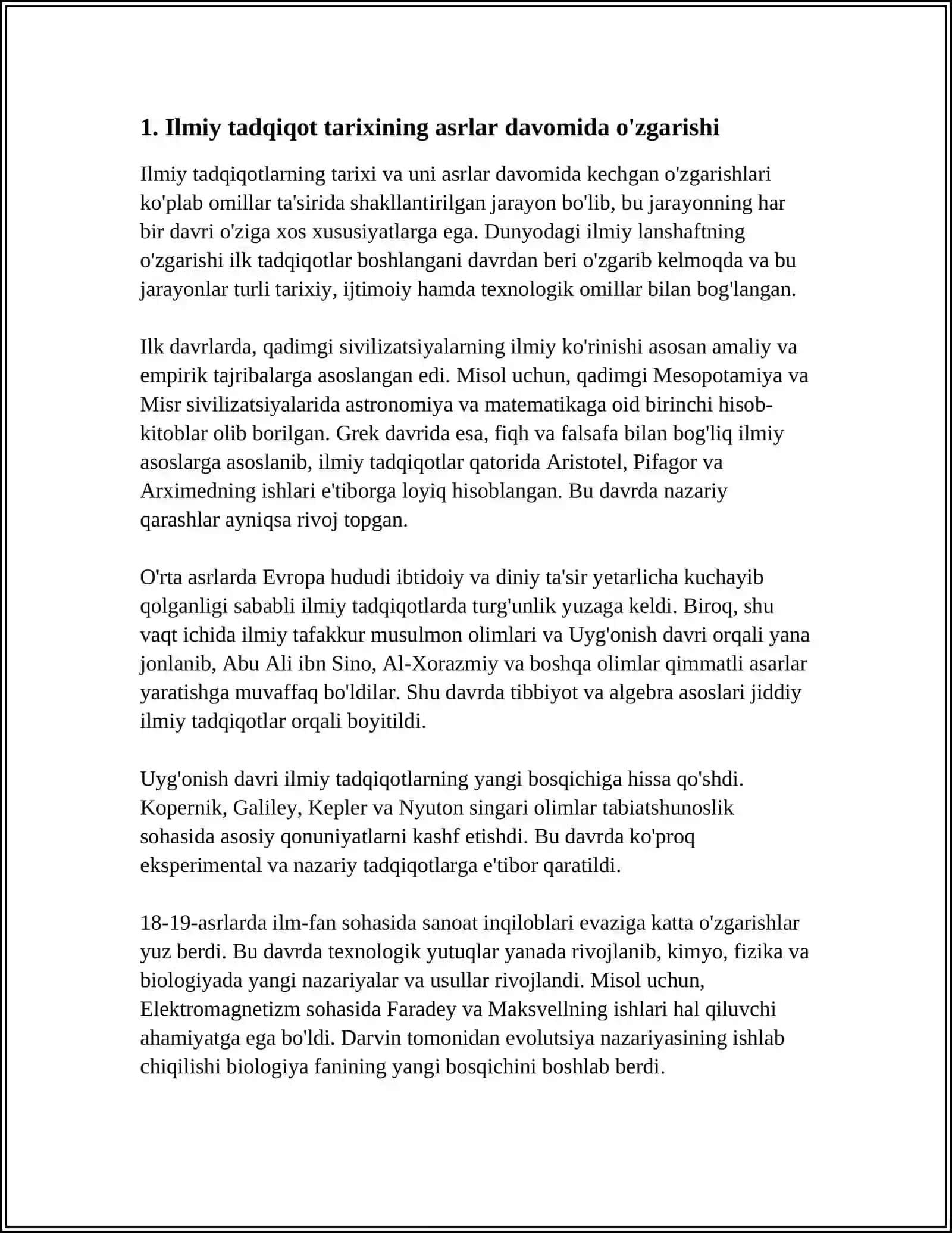 "DUNYONING ILMIY LANSHAFTI VA EVOLYUTSIYASI" 3