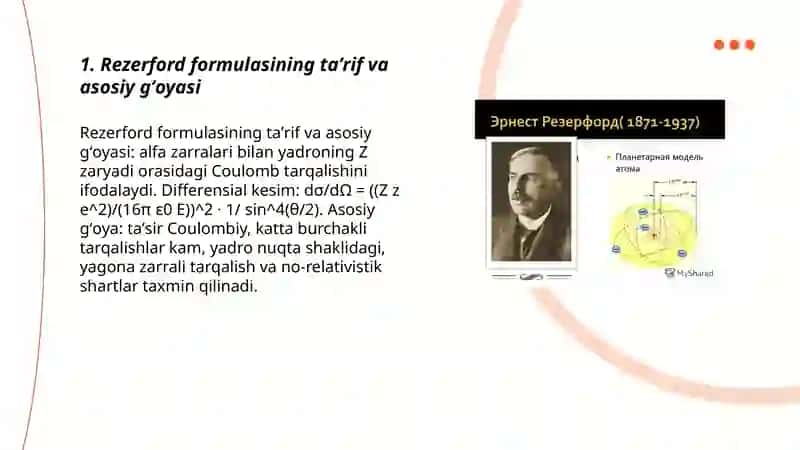 Rezerford formulasi 3
