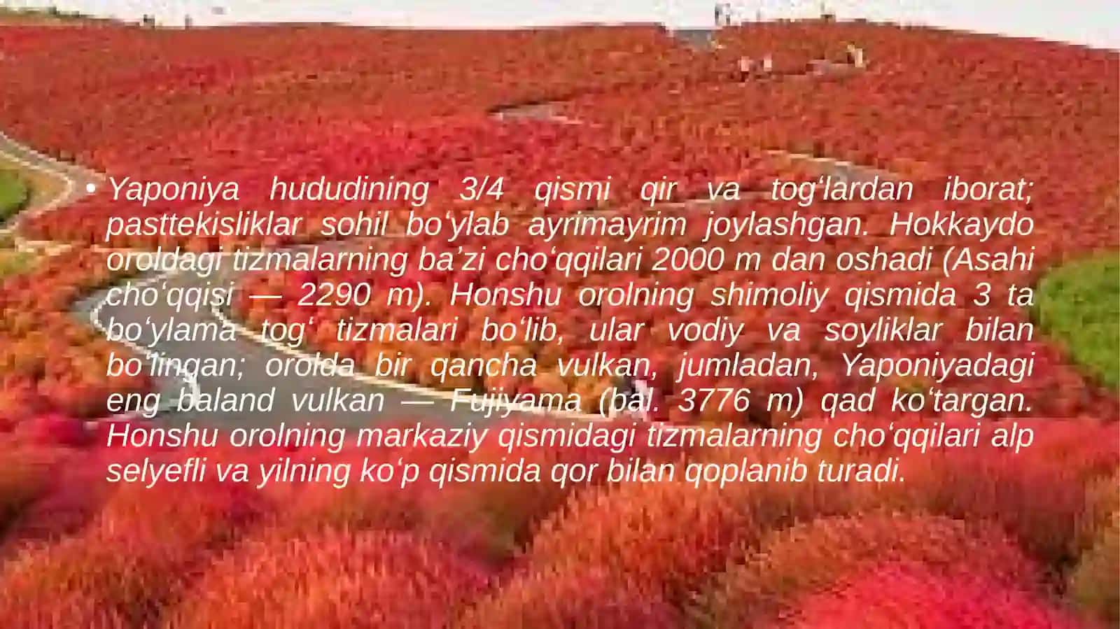 YAPONIYA HAQIDA MA’LUMOT 3