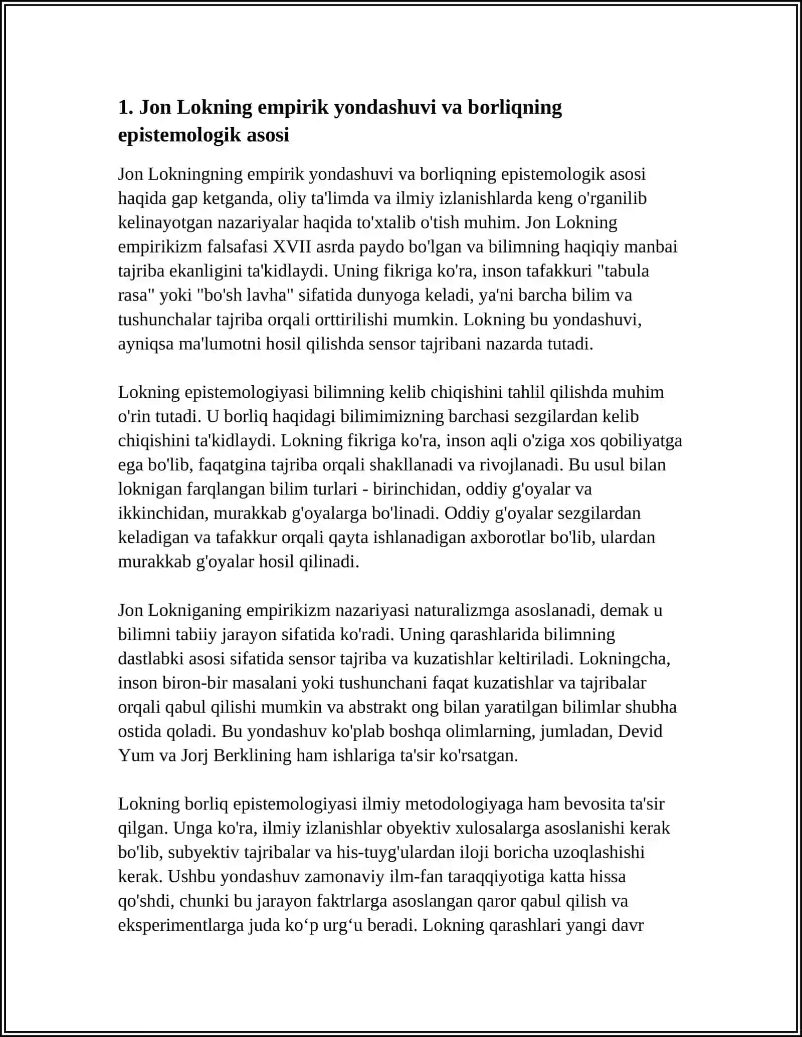 JON LOKKNING QARASHLARIDA BORLIQ MASALASI 3