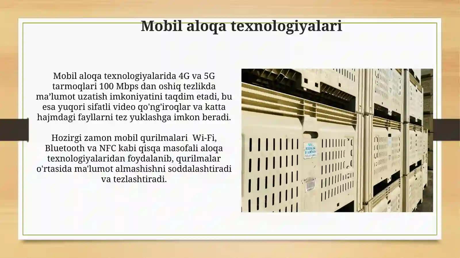 Zamonaviy axborot uzatish va saqlash vositalari 3