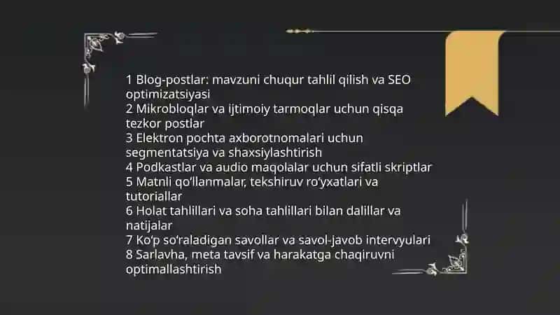 Rasmsiz kontent yaratish usullari 3