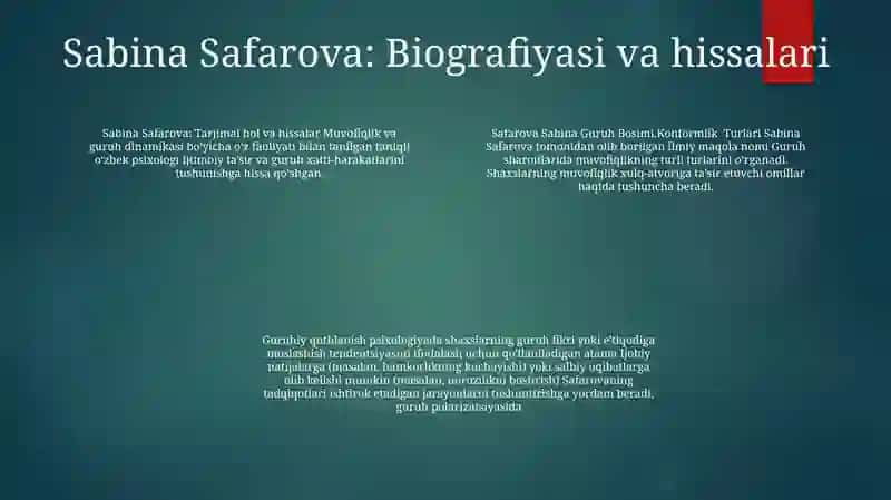 Guruh Bosimi.Konformlik Turlari.Guruhiy Qutblanish 3