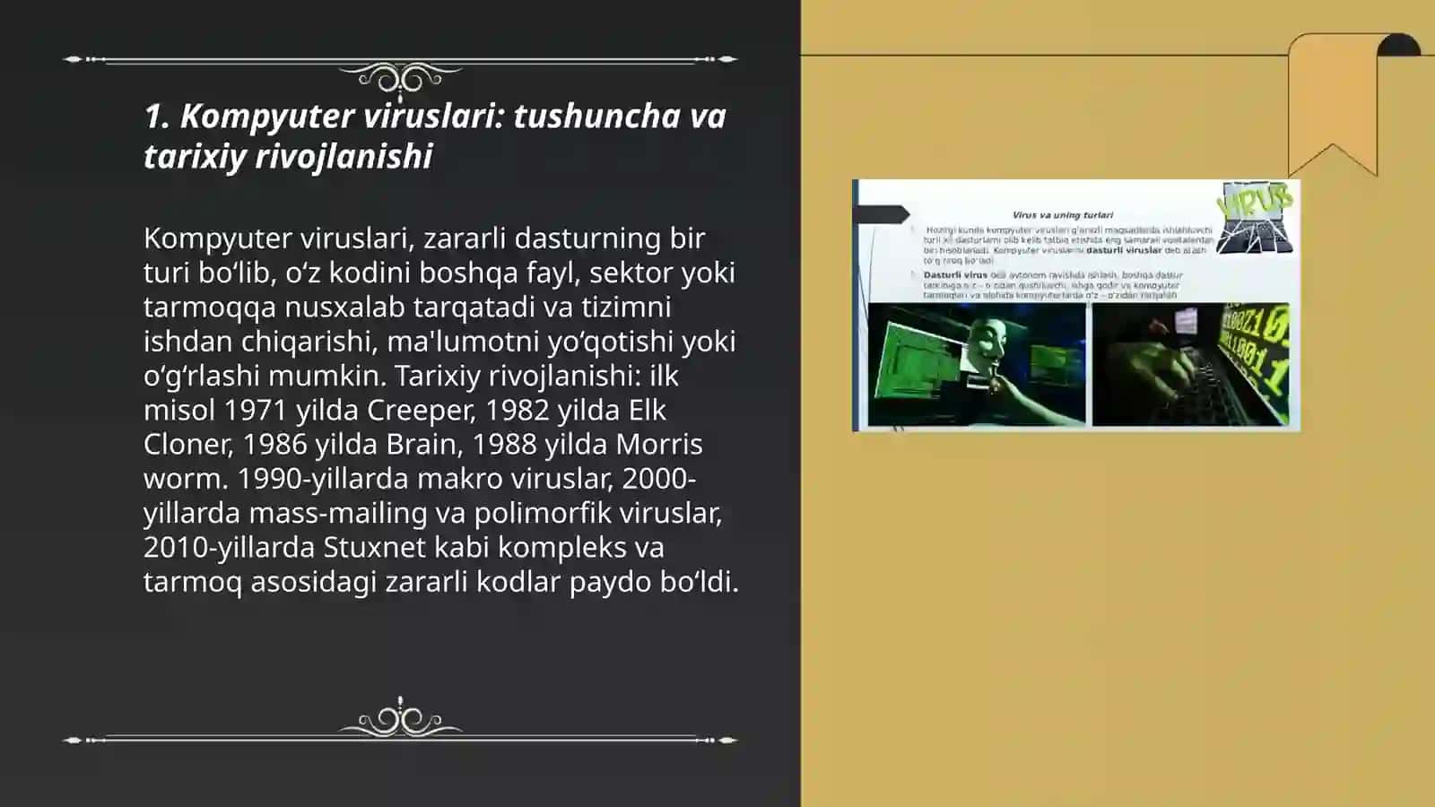 Kompyuter viruslari va virusdan himoyalanish usullari 3