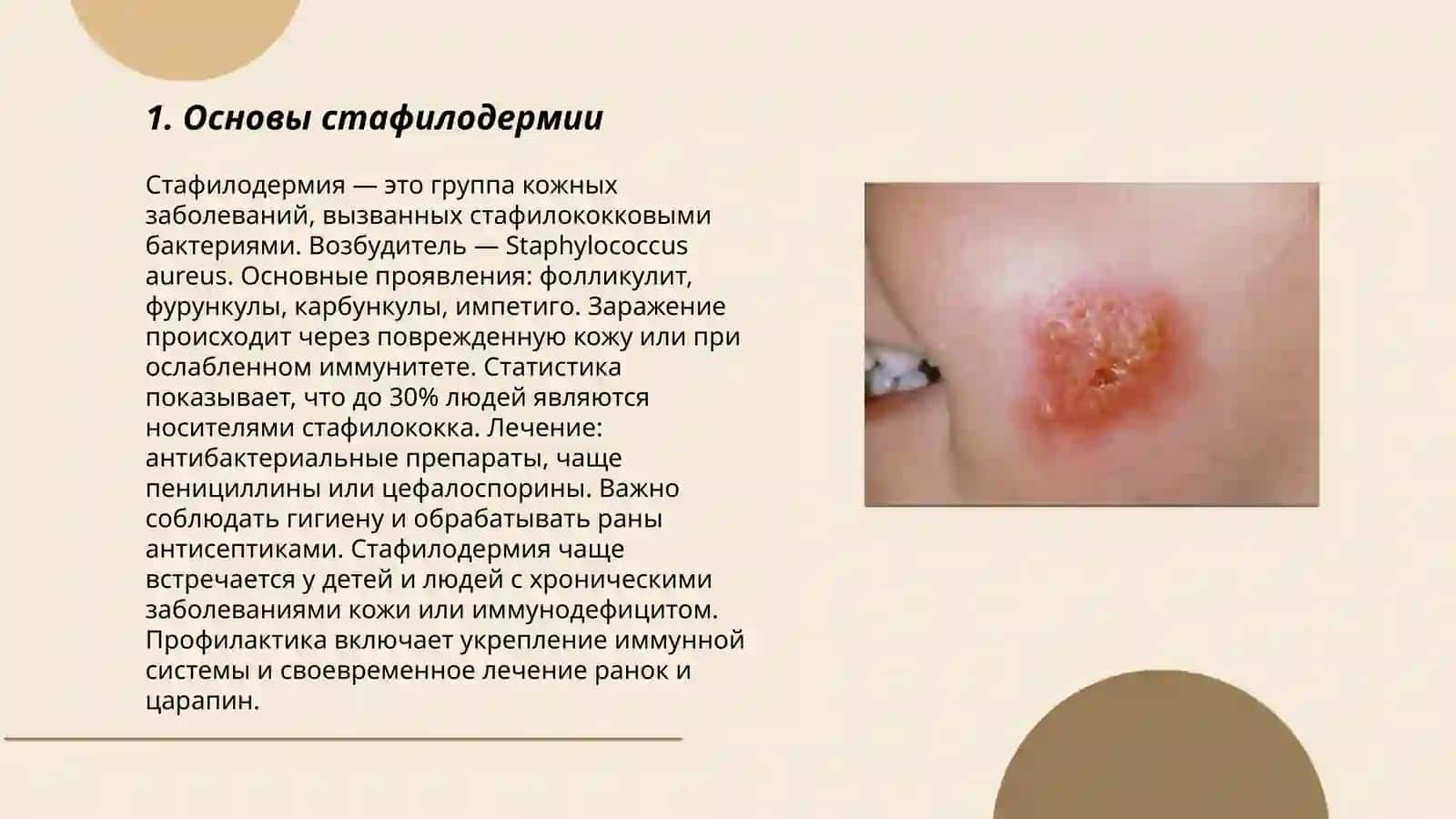 Основы стафилодермии 3