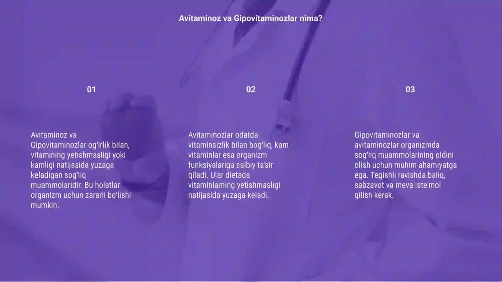 Avitaminoz va Gipovitaminozlar 3