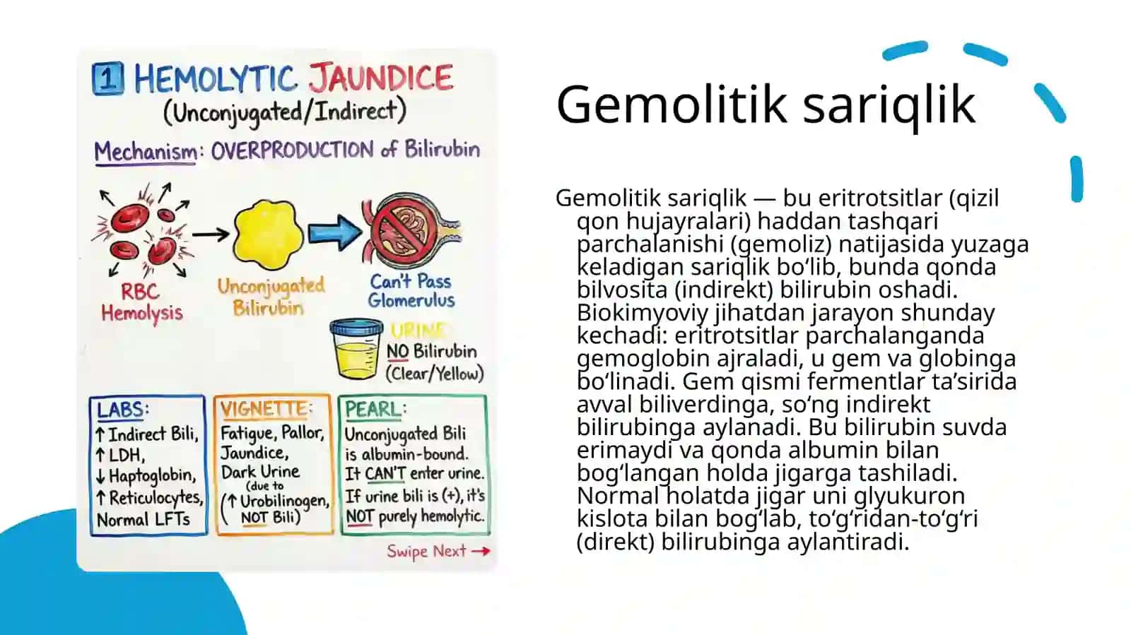 Sariqliklarning biokimyoviy jihatdan diffirensial tashxisi 3
