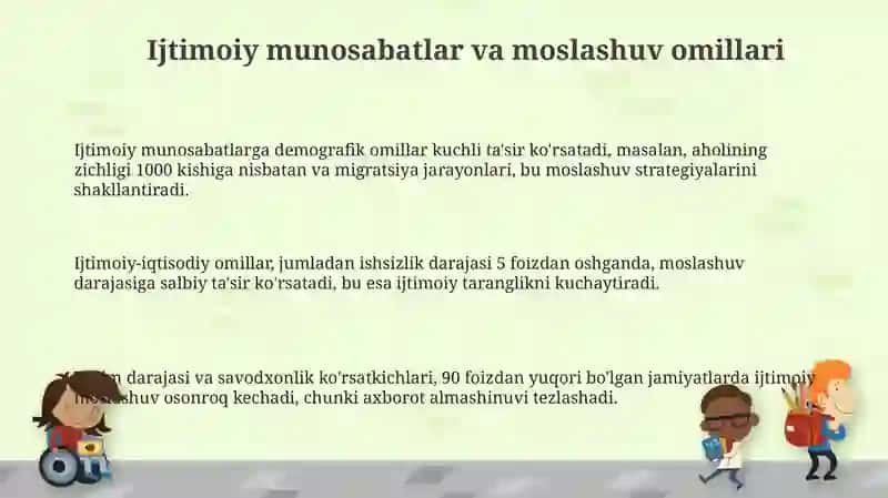Ijtimoiylashtirishning omillari va maxanizmlari 3