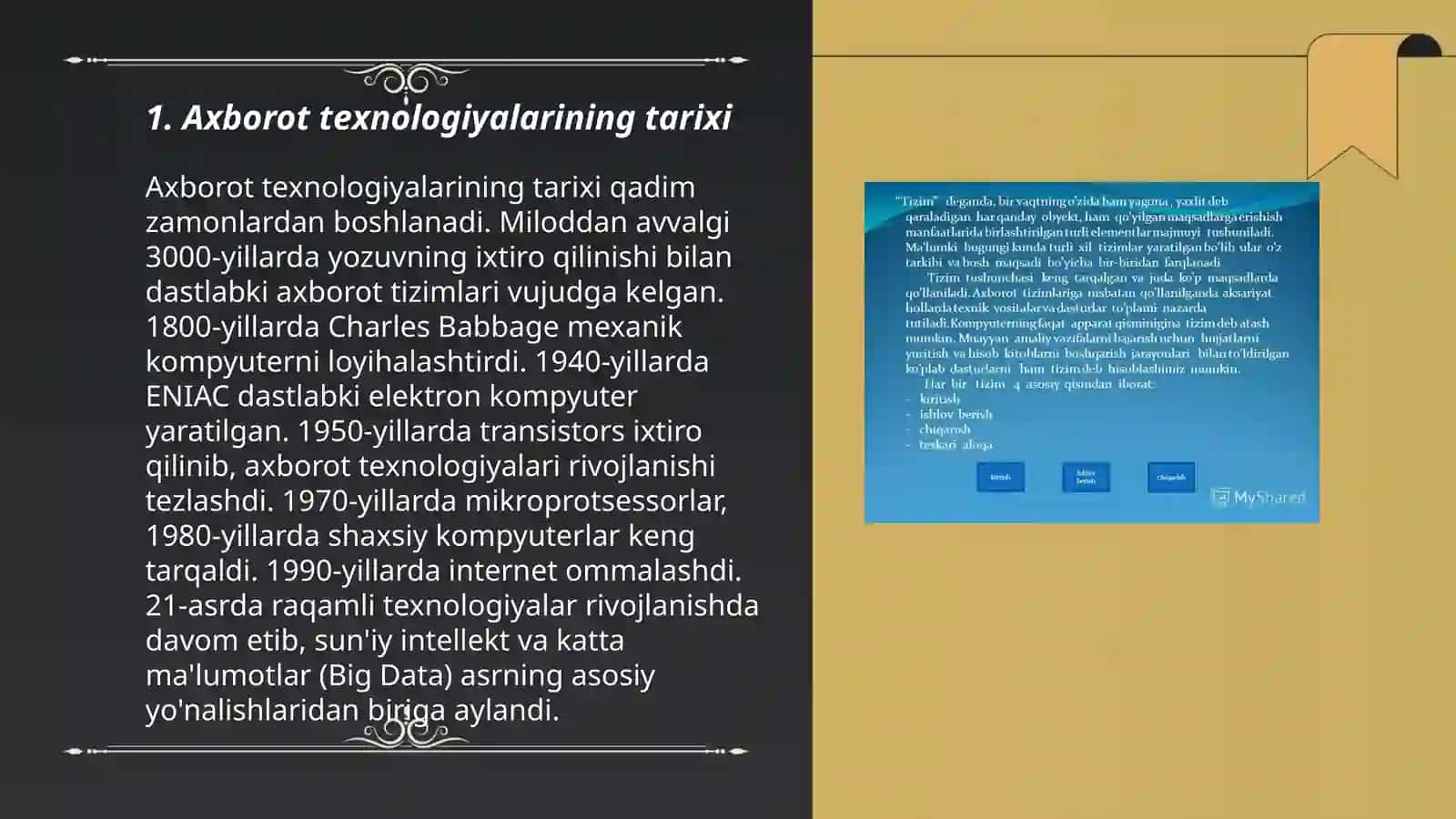 Axborot texnologiyalarining tarixi 3