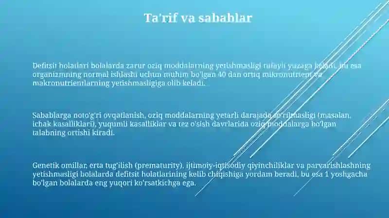Bolalarda tanqislik holatlar 3