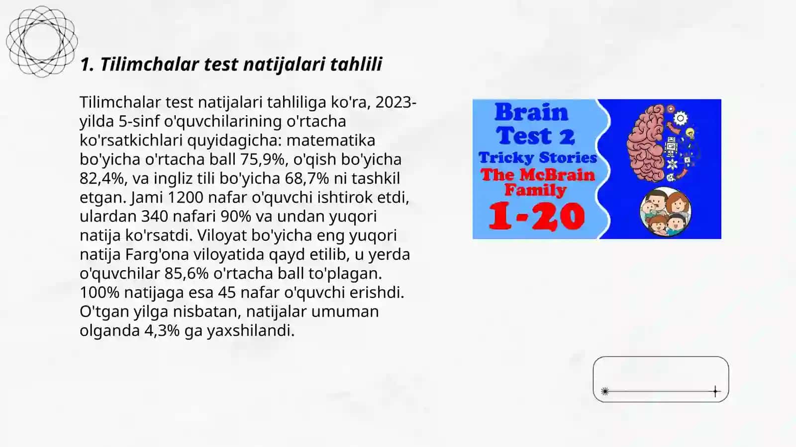 Diagnostik test tilimchalar 3