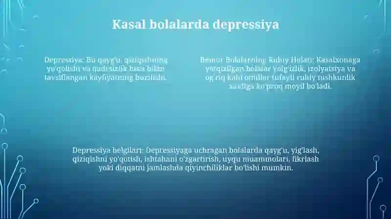 Bemor Bolalarning Ruhiy Holati 3