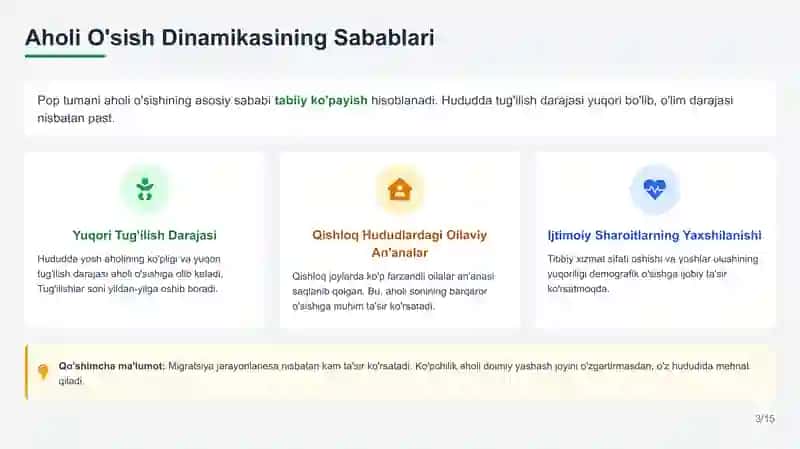 Pop tumanining iqtisodiy holati 3