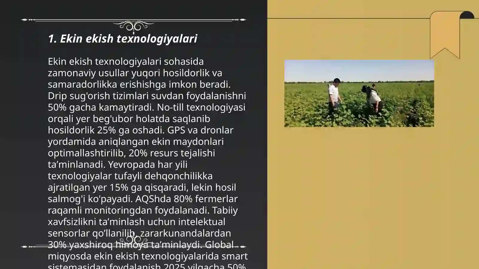 Ekin ekish texnologiyalari 3