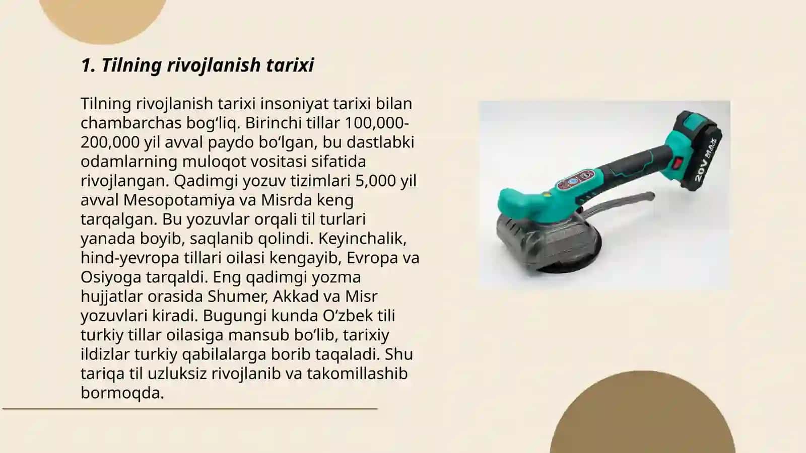Til insoniyatning muhim aloqa- aralashivu vositasi 3
