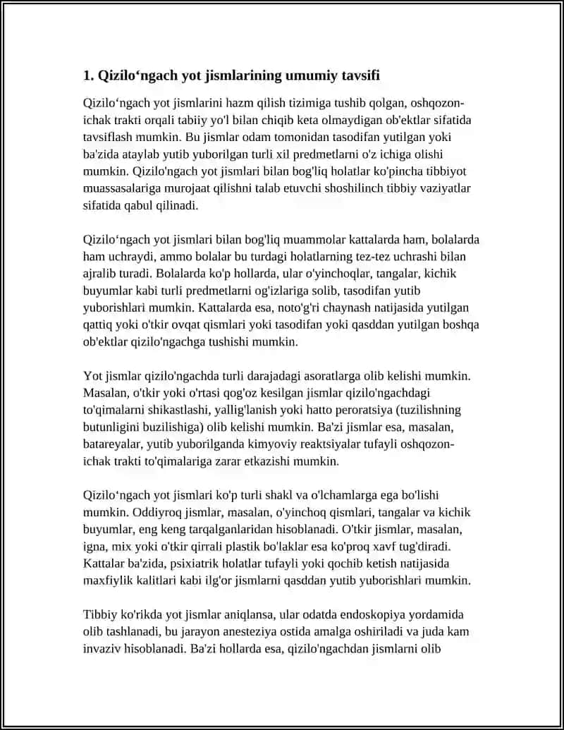 QIZILOʻNGACH YOT JISMLARI 3