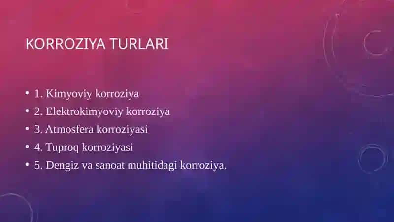 Korroziyadan himoyalanish  usullari 3