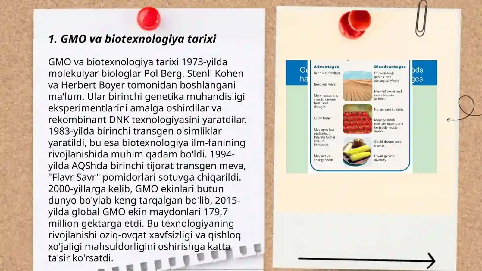 GMO ni biotexnologiyadagi o'rni 3